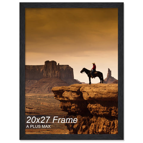 A PLUS MAX 20x27 frame front view for wall-ready poster display.