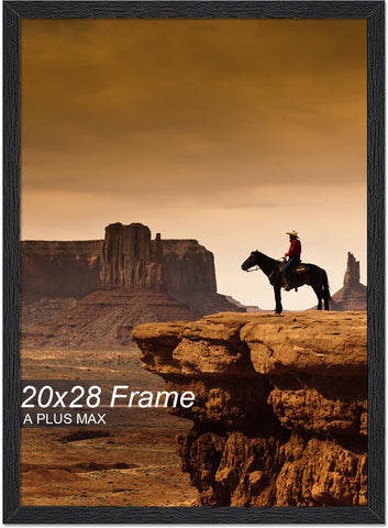A PLUS MAX 20x28 frame front view for wall-ready display.