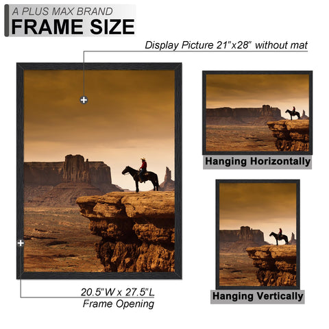 A PLUS MAX 21x28 frame clear cover protecting photos from dust