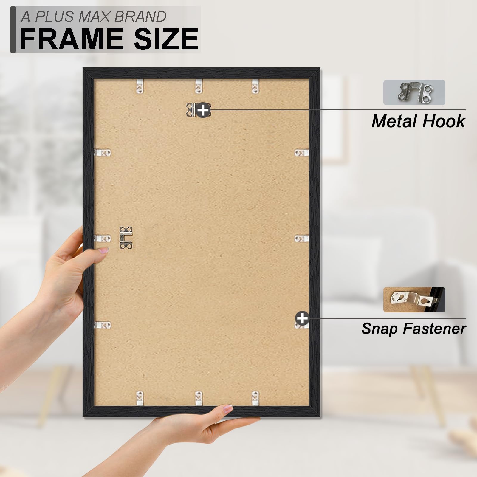 Display opening of 0.5 inches helps hold photos securely