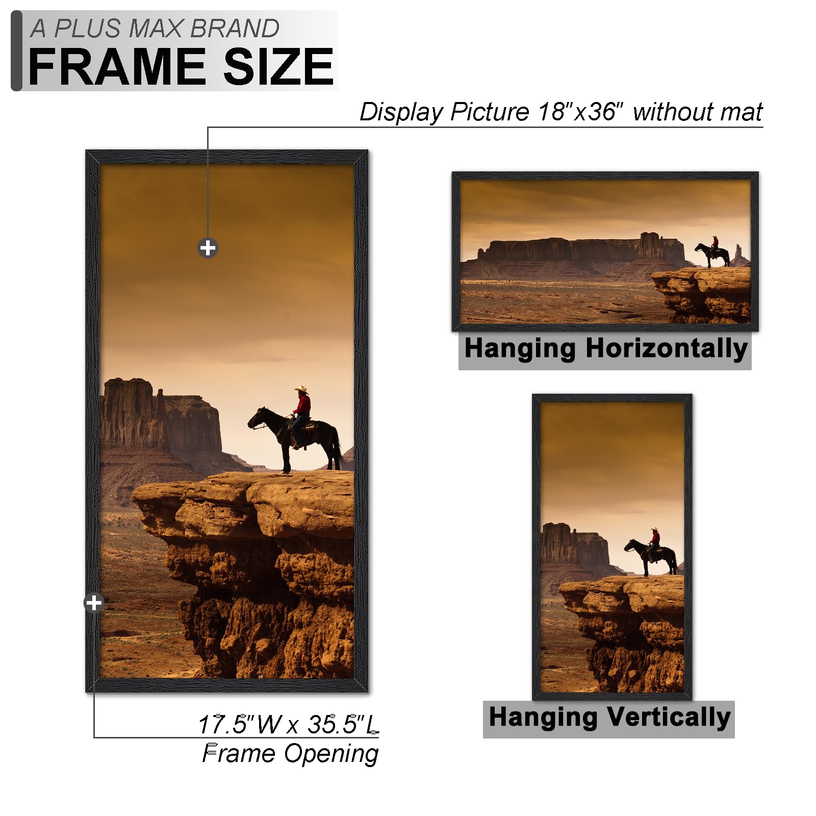A PLUS MAX HD cover protects your poster while preserving clarity.