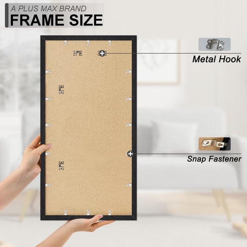 A PLUS MAX wall-ready backboard and lightweight frame simplify hanging.