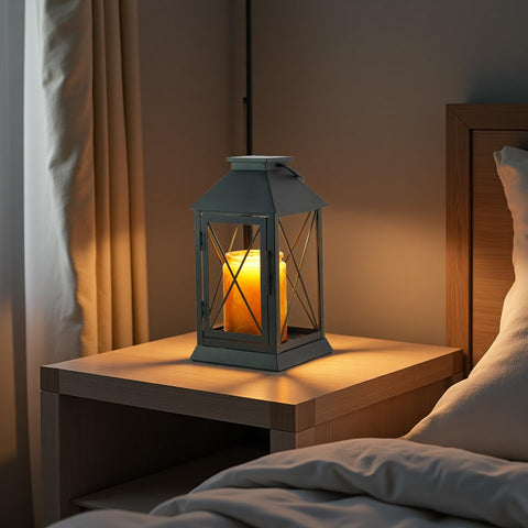 Aaffkaa Hanging option enables ceiling-adjacent display on tables or mantels.