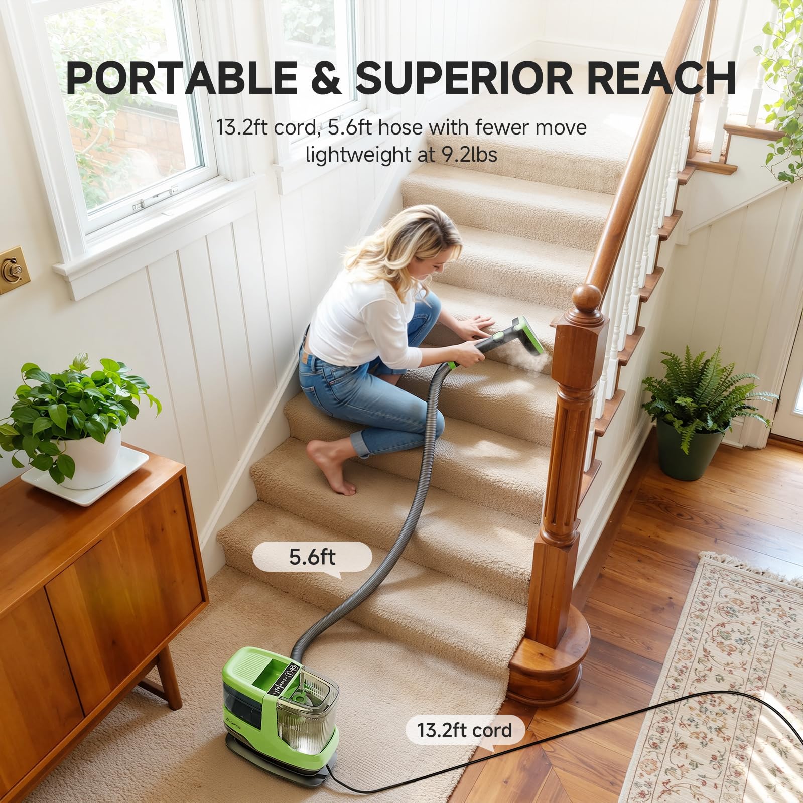 AAOBOSI C688 weighs 9.2 pounds for comfortable carrying.