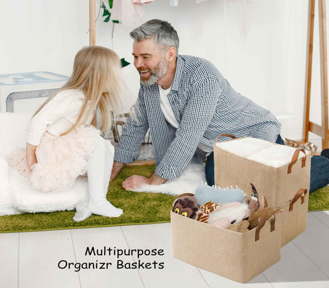 AARAINBOW stackable closet bin fits multiple shelves for easy organization.