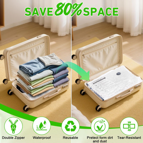 15-pack set in small, medium, and large sizes for versatile storage.