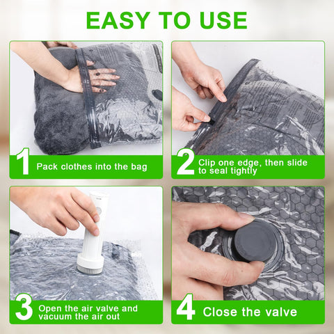 Great for closets and under-bed organization, reducing clutter.