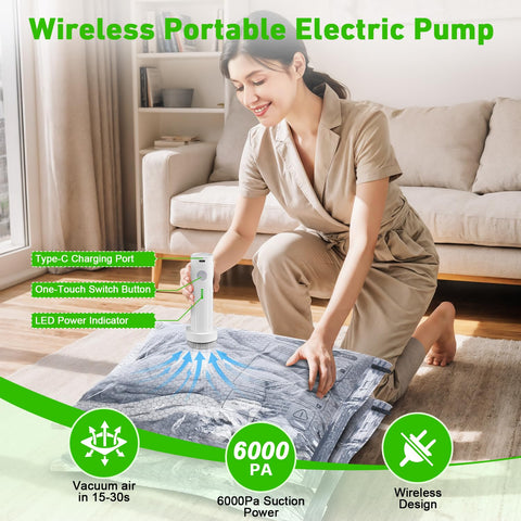 Aaronbird wireless pump shown for fast inflation and deflation during travel.