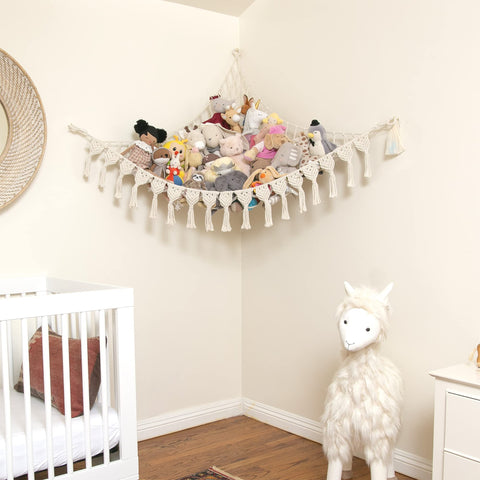ABBY BABY 100 percent cotton rope adds rustic, premium texture.