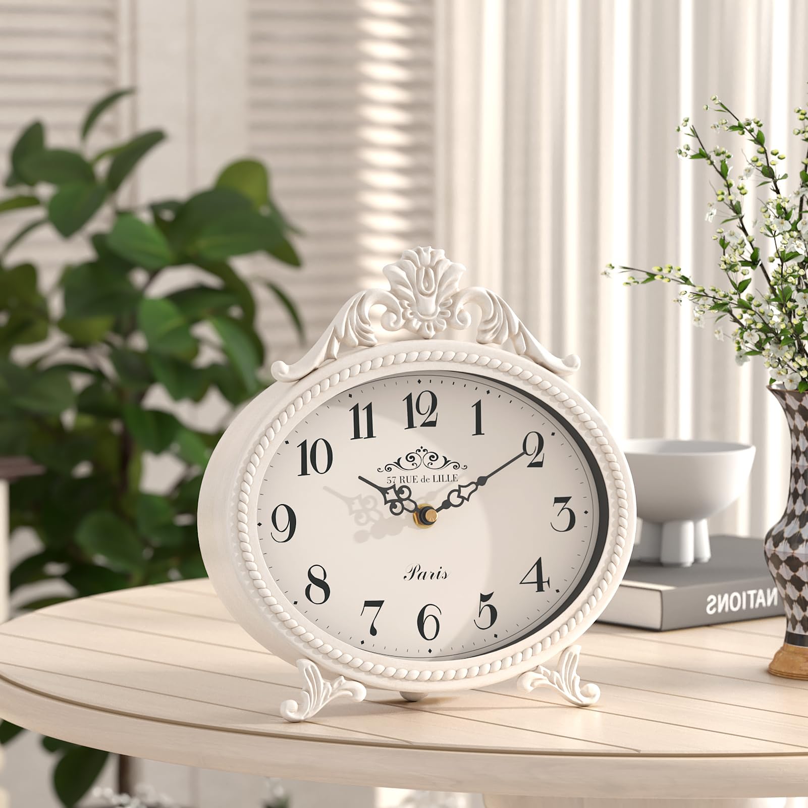 Abdurey handcrafted timepiece, each clock unique.