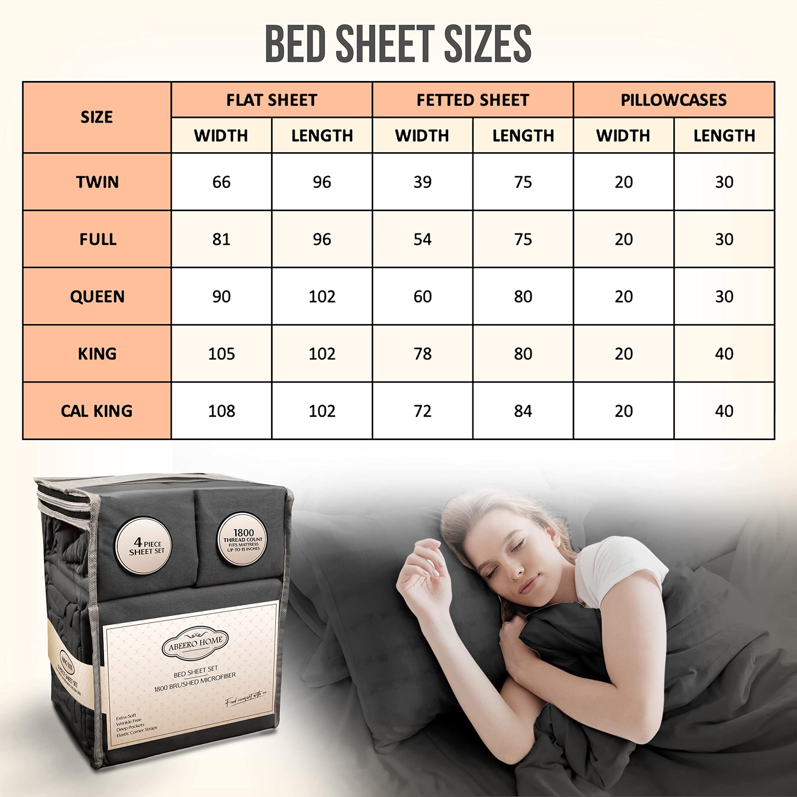 Abeero Home wrinkle free sheets after washing and drying