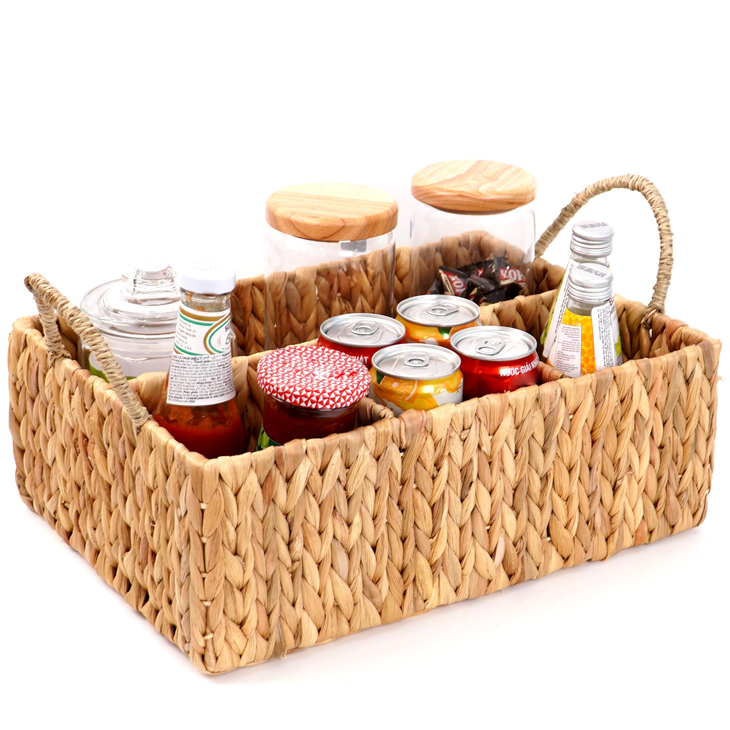 ABEL CRAFTS living room shelf display with decorative yet practical basket
