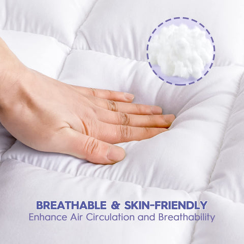 ABENE soft microfiber cover offers breathable, skin-friendly feel.