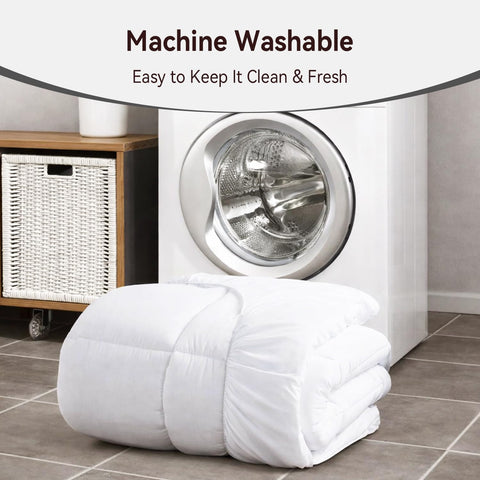 ABENE Queen Topper machine washable fabric for easy care.