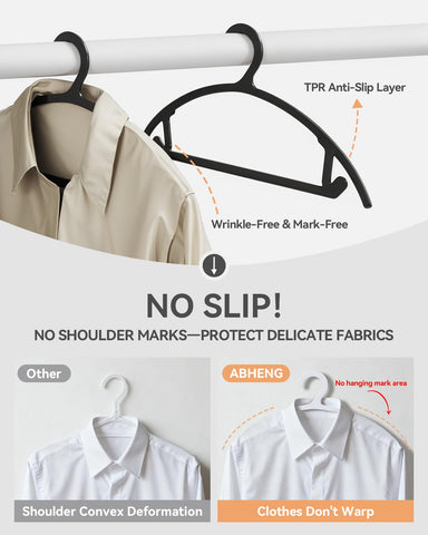 ABHENG all in one garment hanger for dresses suits jeans knits