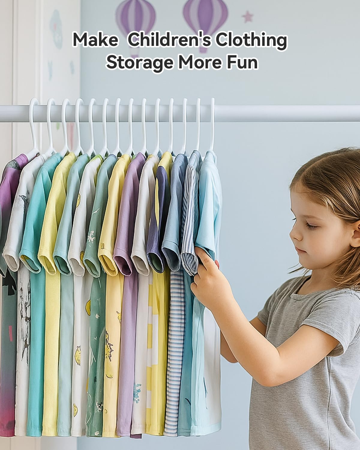 ABHENG slim 14x7 size fits growing wardrobes.