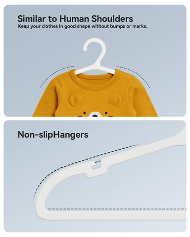 ABHENG versatile hangers for uniforms to dresses.