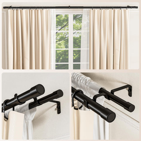 Abiglifty living-room drape setup shows layered styling possibilities