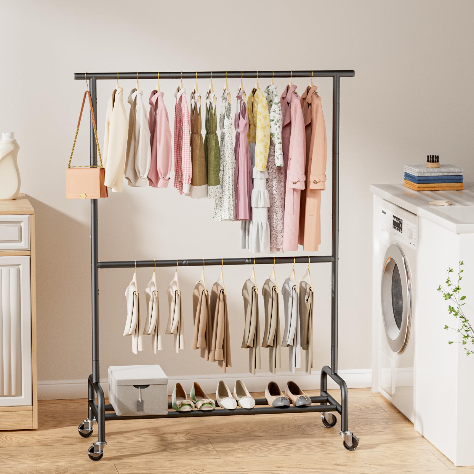 Abiglifty display-ready rack ideal for events and pop-up showcases.