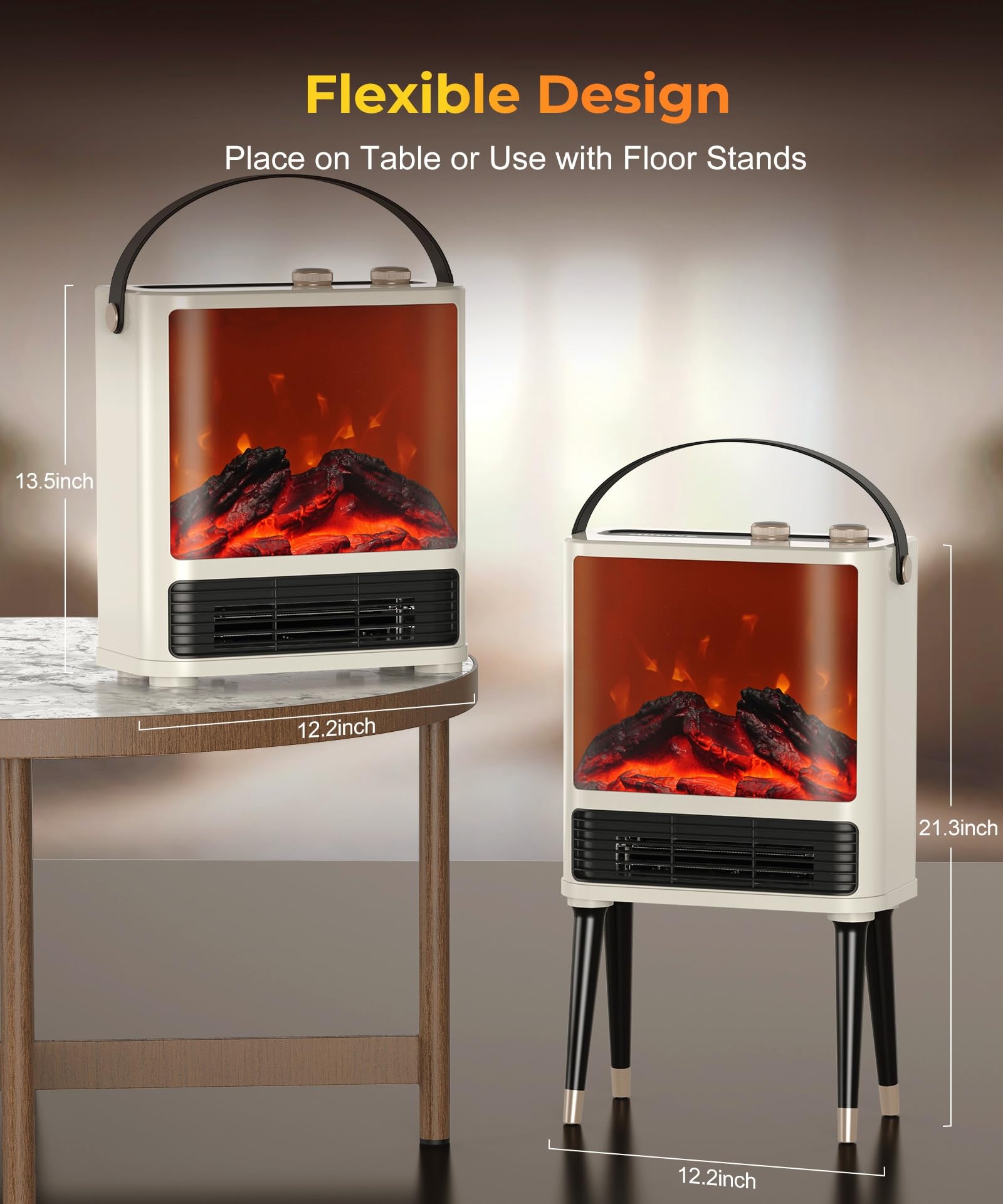 Abolee quiet operation keeps surroundings peaceful while warming.