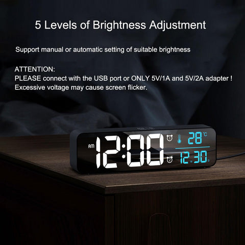 Abovsare digital clock ideal for bedrooms and nightstands