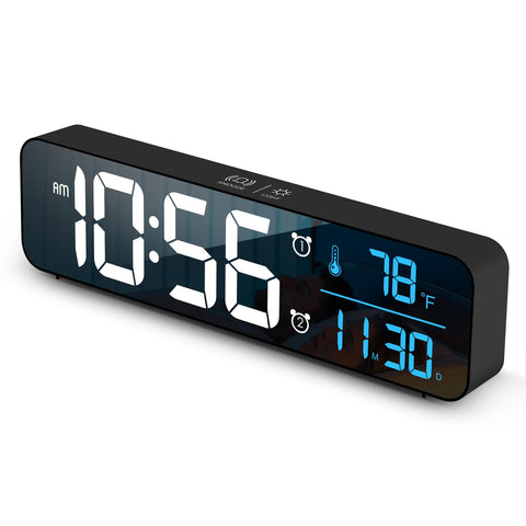 Abovsare digital clock with large display for easy viewing from across the room