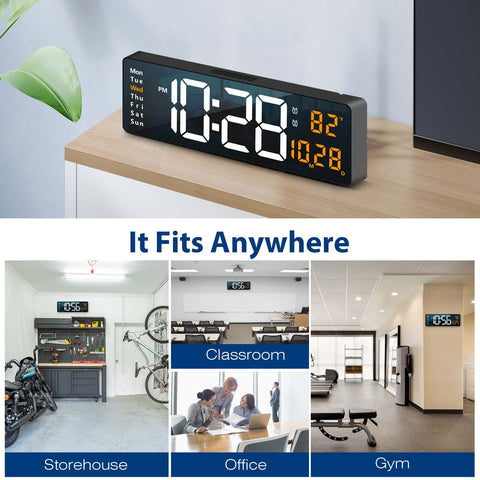 Abovsare versatile living room clock ideal for home or office decor.