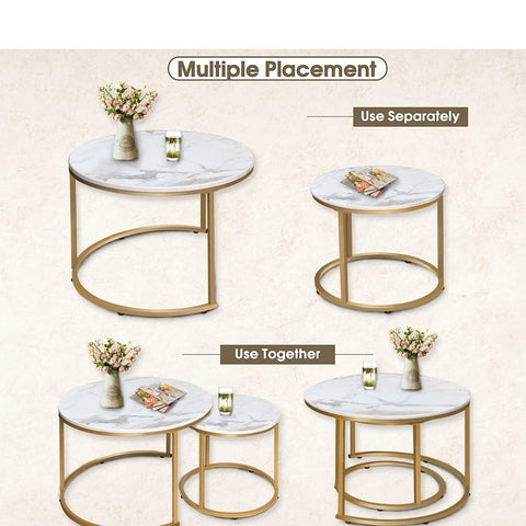 aboxoo living room setup with nesting tables complement minimalist interiors