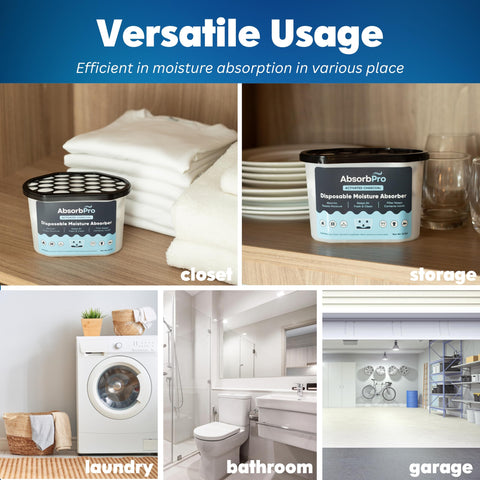Absorb Pro versatile tubs for garages bedrooms boats and more