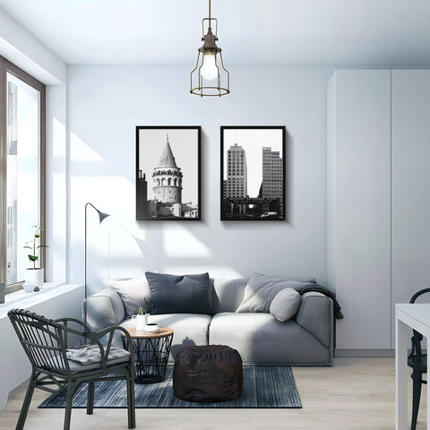 Abtgt 16x24 frame mounted horizontally creates a modern wall display