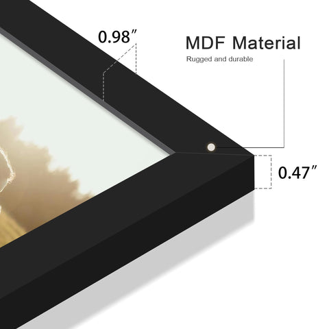 Abtgt 16x24 frame without mat displays a larger poster clearly