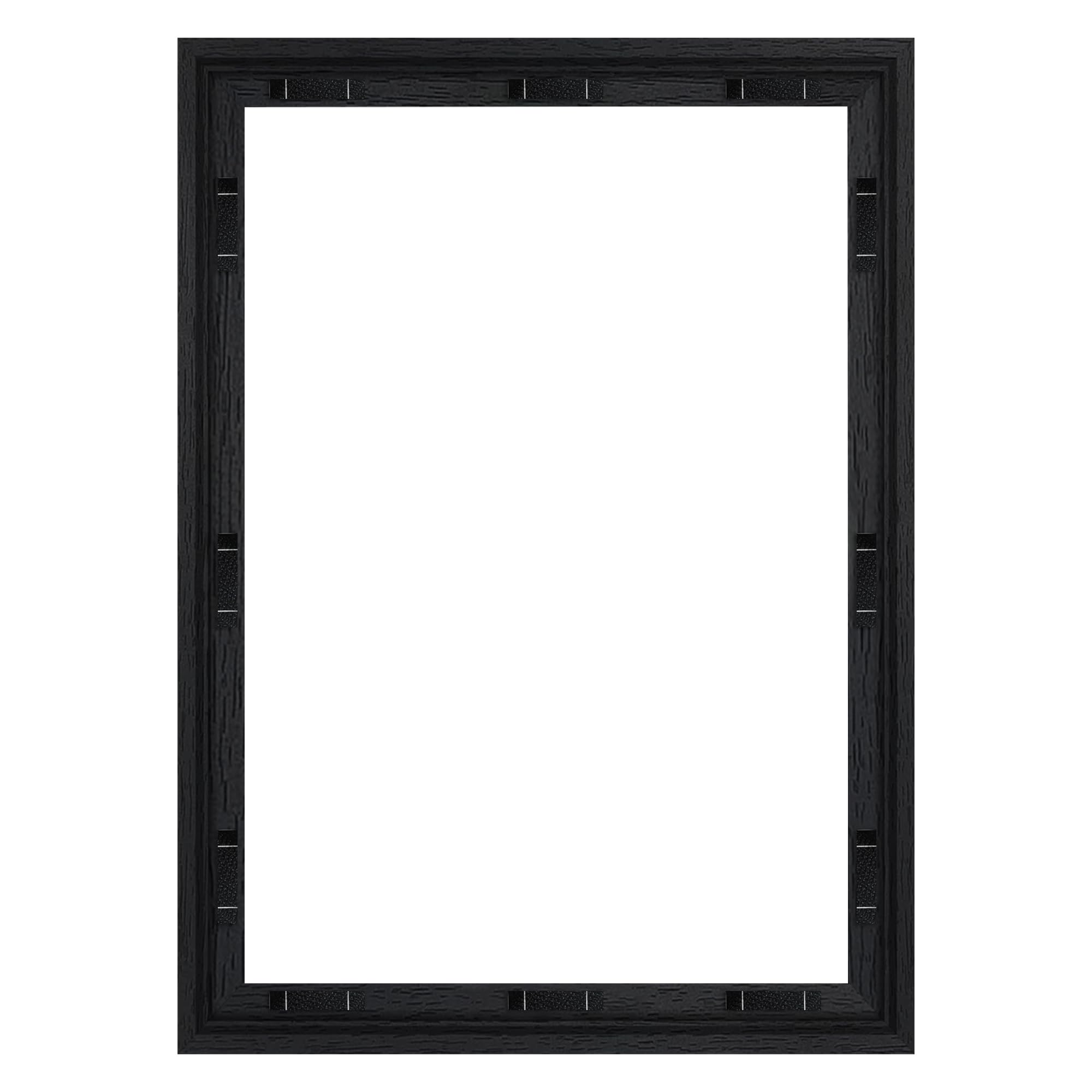 Abtgt 18x24 canvas floating frame front view with slim black profile for elegant displays.