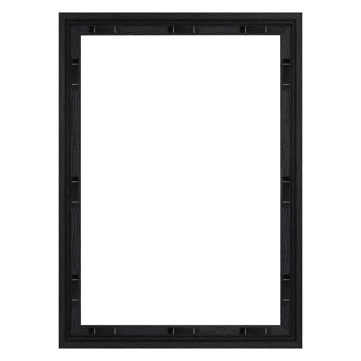 Abtgt 18x24 canvas floating frame front view with slim black profile for elegant displays.