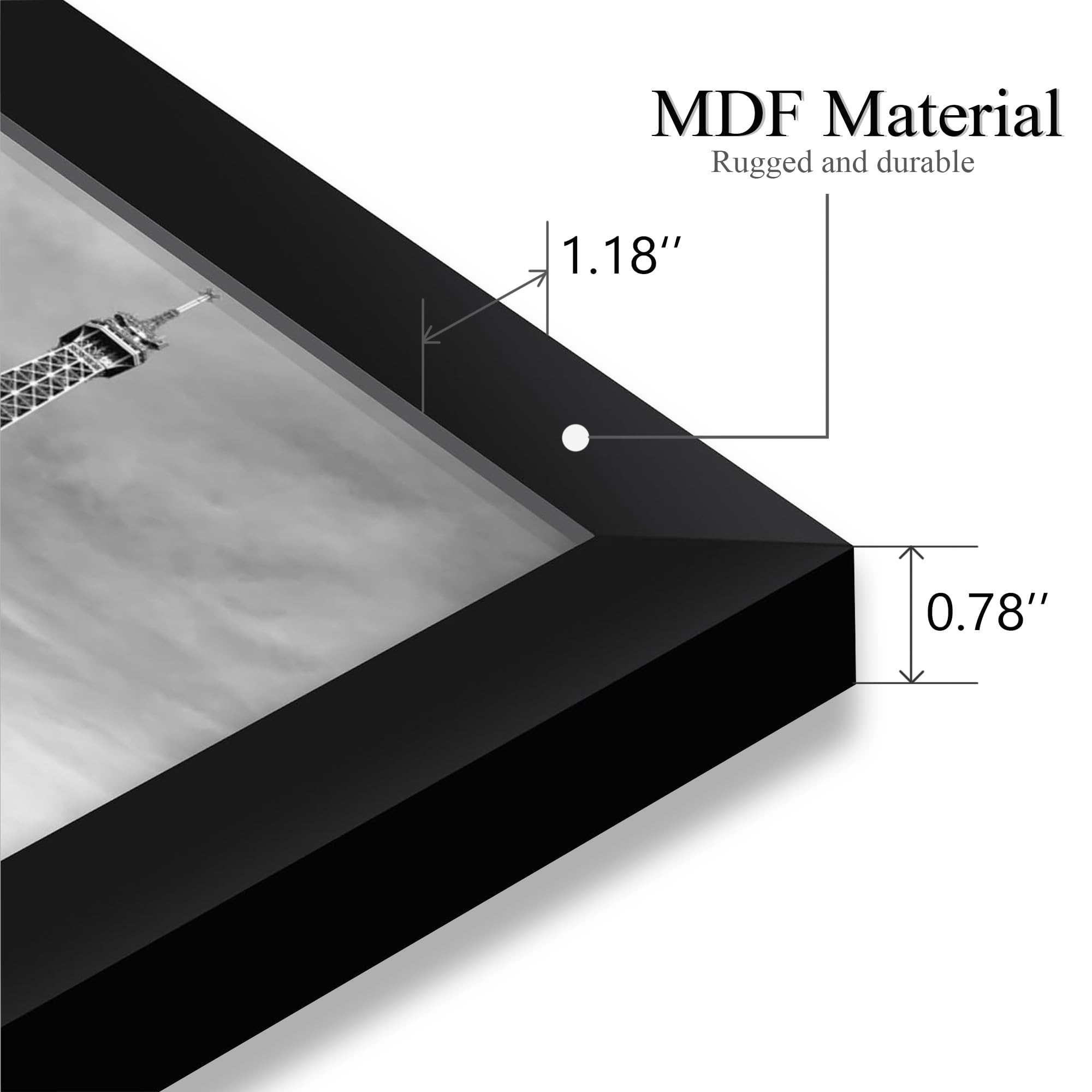 Abtgt 20x30 frame supports horizontal and vertical hanging