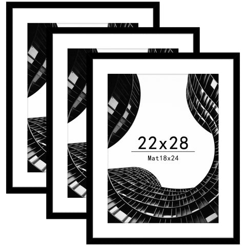 Abtgt 22x28 frame set on wall displaying a cohesive gallery.