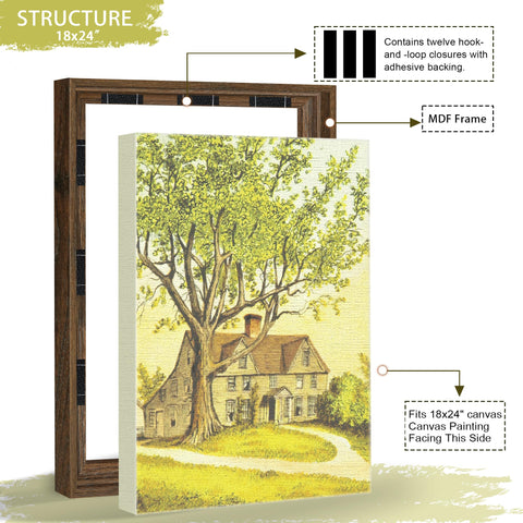Abtgt Four sawtooth hooks for quick wall hanging