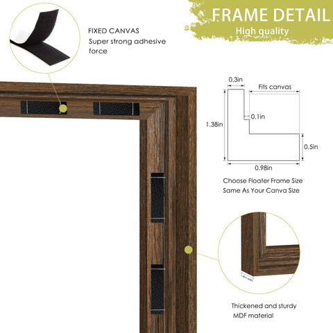 Abtgt four sawtooth hooks offer quick vertical or horizontal hanging.