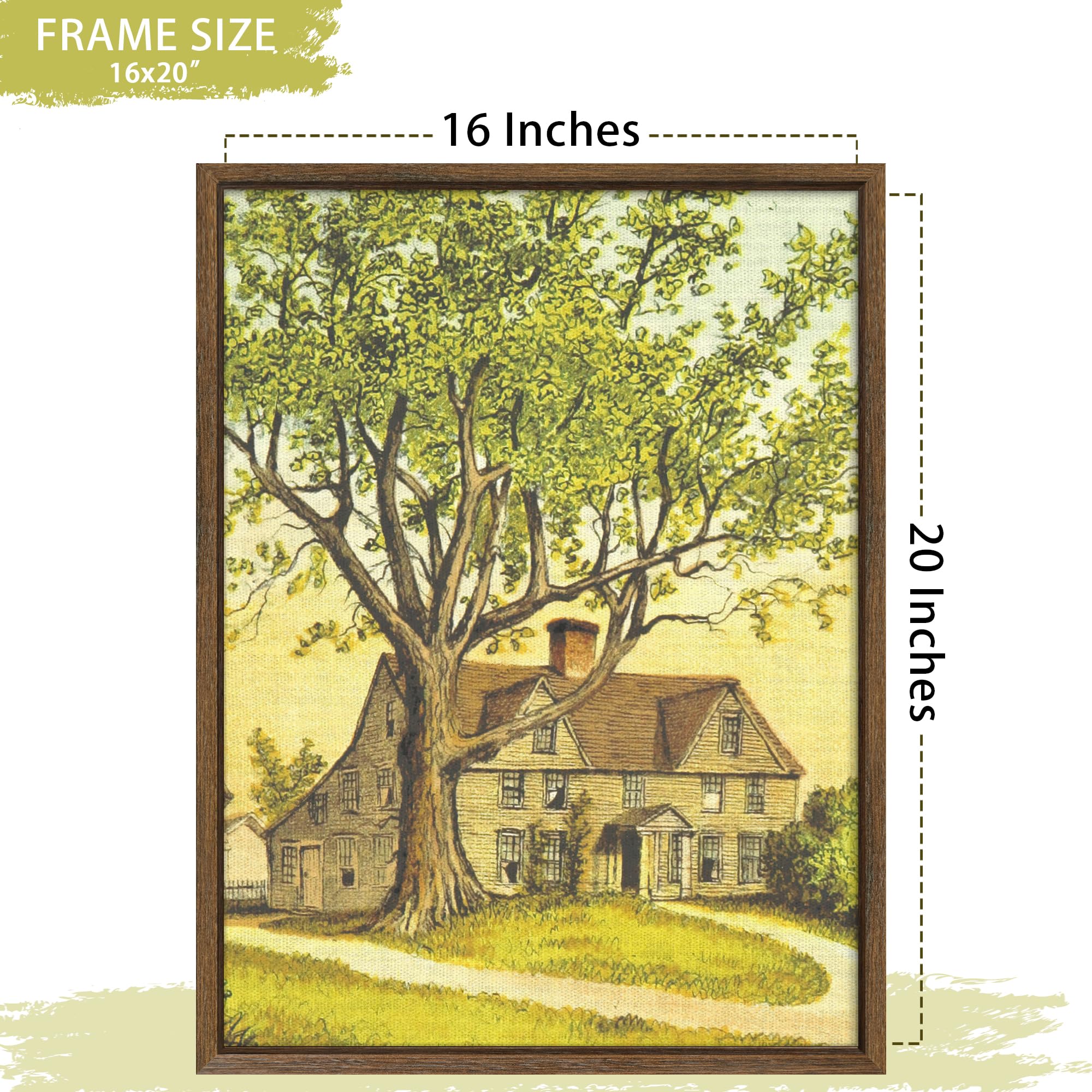 Abtgt frame with art insert demonstrates easy display of your painting.