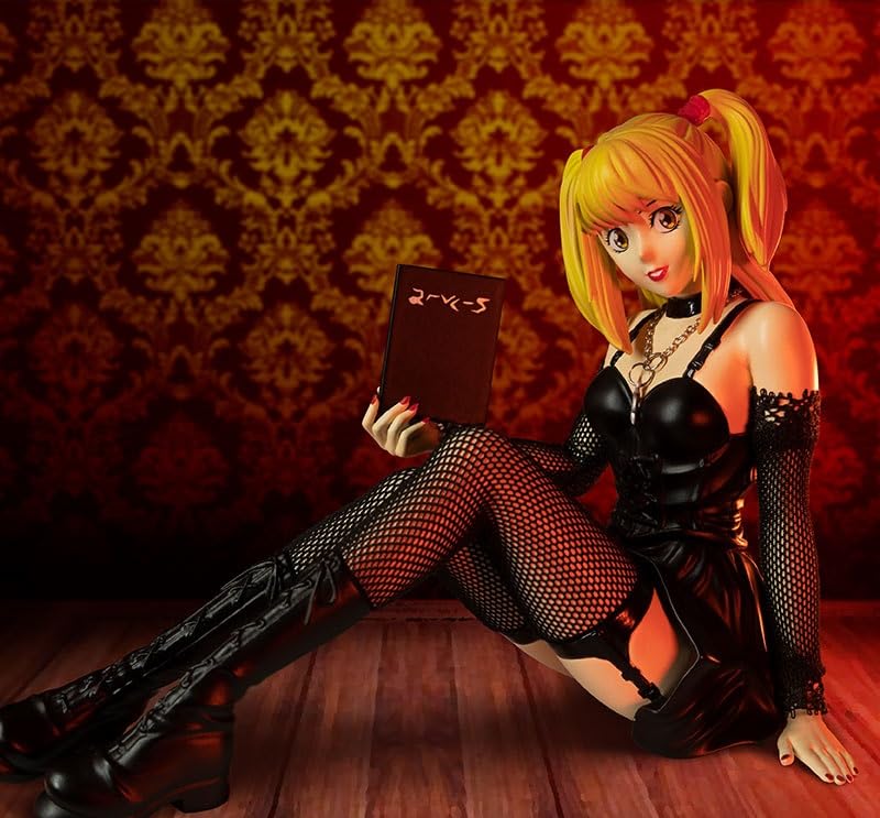 ABYSTYLE Death Note Misa figure sculpture with Death Note prop
