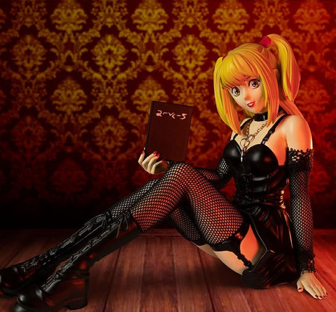 ABYSTYLE Death Note Misa figure sculpture with Death Note prop