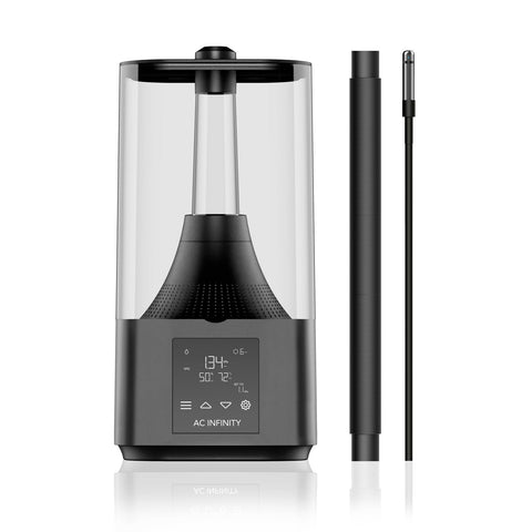 AC Infinity CLOUDFORGE T3 front view with 4.5L reservoir for steady humidity