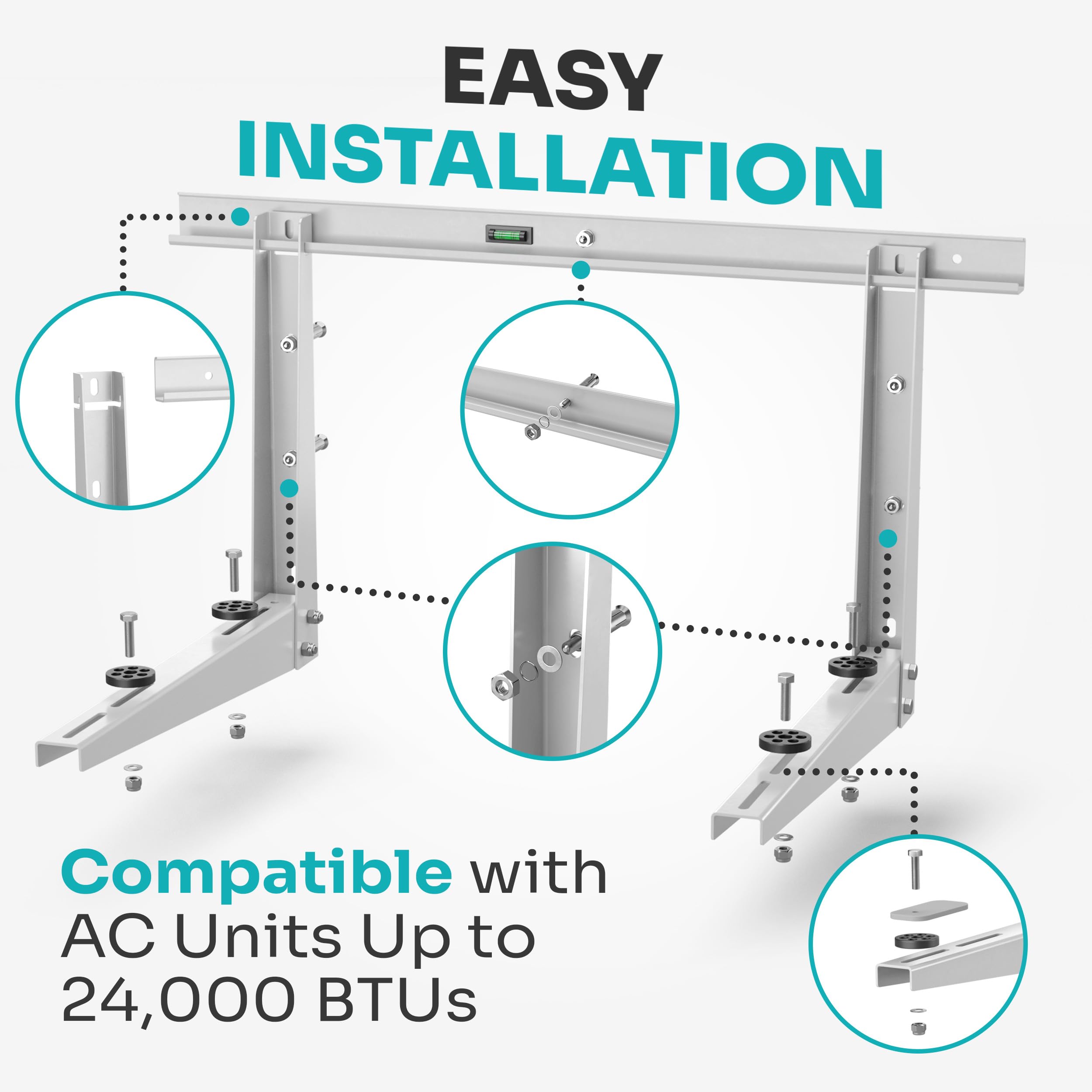 AC MountSolutions anti-vibration pads reduce noise and vibration