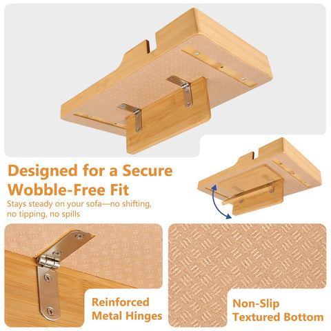 Acanacle couch tray is a gift-ready solution for cozy living.