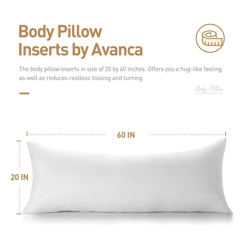 Acanva 400-thread-count cover 20x60 white keeps skin-friendly, breathable comfort