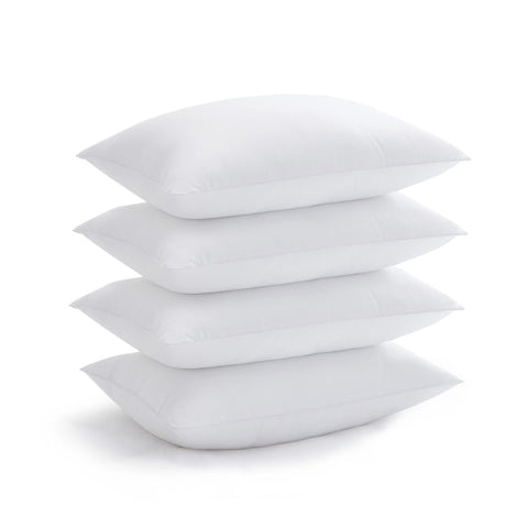 Acanva bed pillow pack opening reveals a four-pack for shared use.