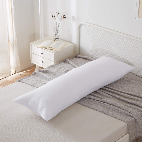 Acanva fluffy bed insert in white provides plush full-body support