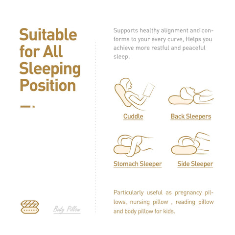 Acanva guest-bedroom multiuse pillow insert for versatile lounging