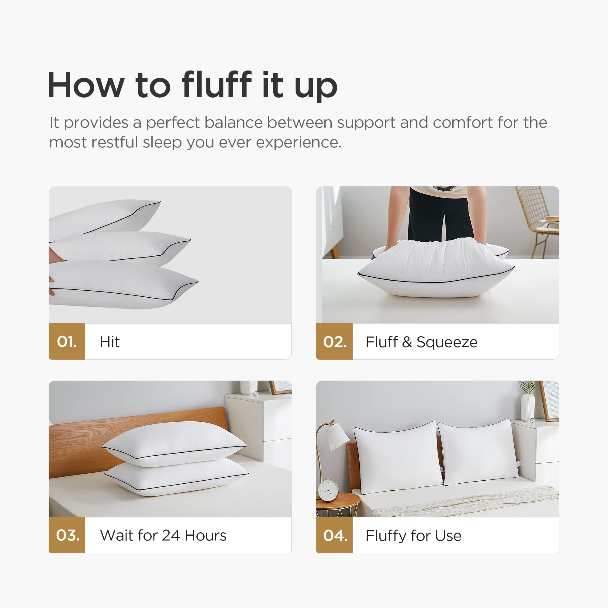Acanva care tips for fluffing and longevity of the pillow