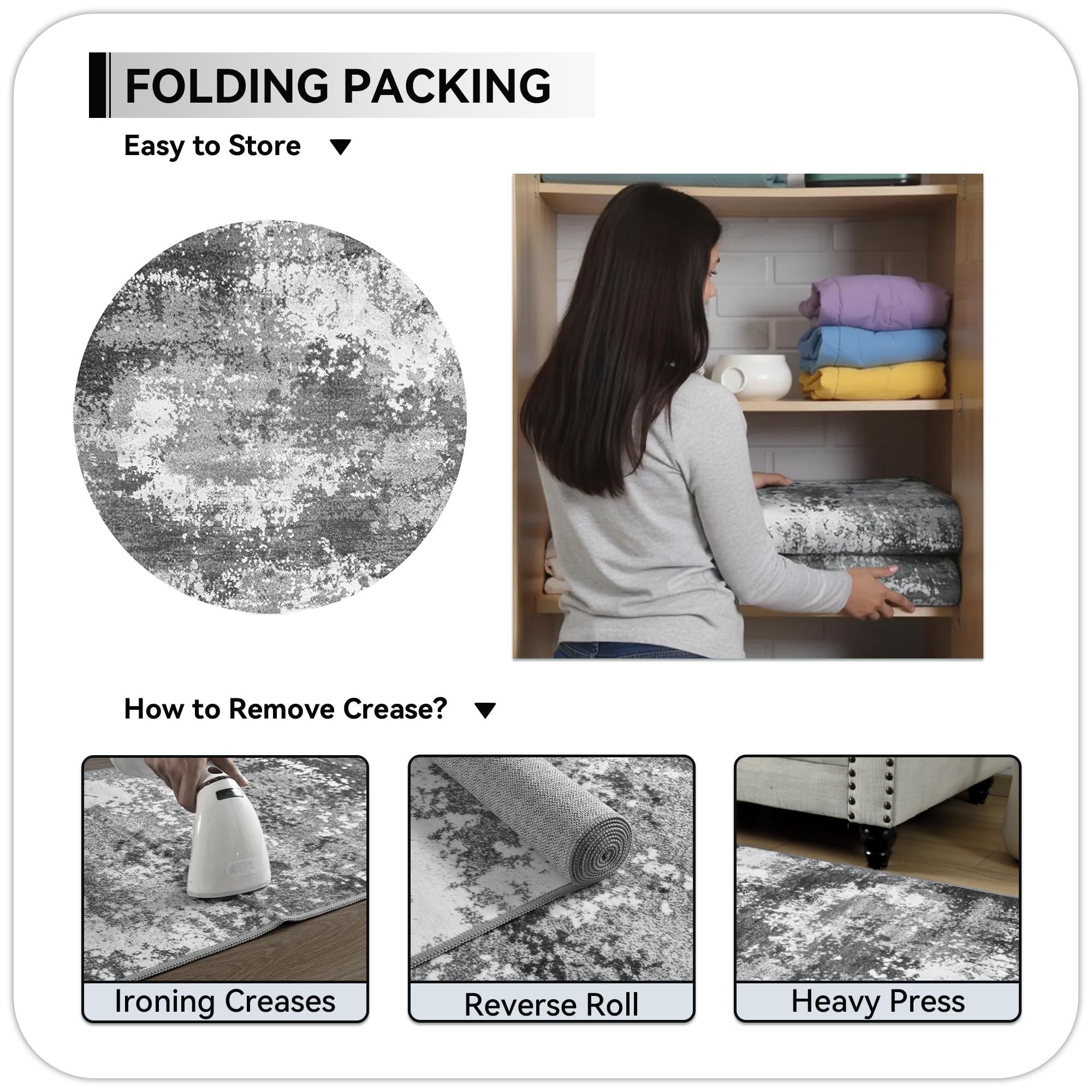 Acapet kids and pets-friendly rug withstands daily wear.