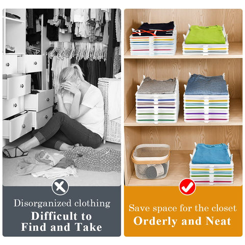 Accenter tshirt organizer open-access design makes outfit browsing effortless.